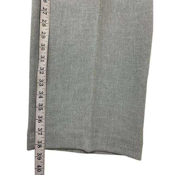 Alfred Dunner Women's Light Grey Casual Pants - Picture 7 of 7